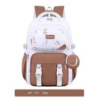 Nueva mochila portátil de gran capacidad para estudiantes de secundaria, moderna y sencilla, billetera desmontable - details 5