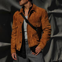 Chaqueta Uncle para hombre, top informal de motocicleta, novedad de 2024 - details 1