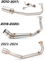 For Honda PCX125 PCX150 PCX160 Motorcycle Exhaust Front Link Pipe Header Middle Link Connect Full System Modified Slin On pipe - details 0
