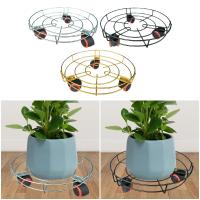 Plant Caddy with Wheels Metal Plant Caddy Planter Trolley for Potted Trees Flower Pot Indoor Outdoor Planter Home Garden