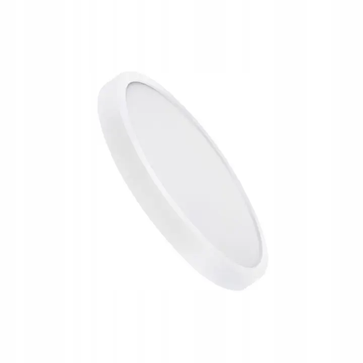 CBJKTX Lámpara de techo LED para cocina blanca - Lámpara de techo plana redonda Ø18cm Lámpara de dormitorio 15W 4000K - 1