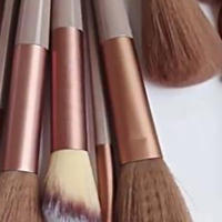 Set de 13 Pinceles de Mezcla de Belleza Pinceles de Cosméticos Suaves y Mascavados para Sombra de Ojos y Cejas - details 2