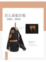 Mochila informal antirrobo para mujer, bolsa de hombro de tela impermeable, ligera, de viaje, oxford - details 7