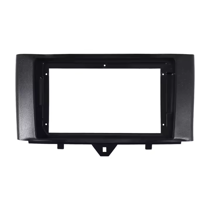 Fascia de Radio de coche 2 Din para Benz Smart Fortwo 2011-2015, adaptador de placa de Marco estéreo de DVD, bisel de instalación de tablero de montaje - 1