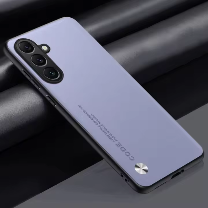 Funda de lujo de cuero PU para Samsung Galaxy M16 F16 5g Cubierta trasera de silicona mate, protección completa del teléfono - 1