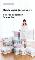 Bolsas de Vacío Nuevas y Patentadas Grandes de Plástico para Almacenamiento Ropa Manta Compresión Bolsa Vacía Accesorios de Viaje - details 0