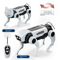Los niños de control remoto juguetes mecánicos perro Ciencia enseñanza DIY montaje modelo traje eléctrico Niños regalos para niños - details 0
