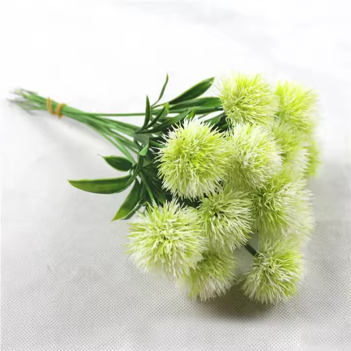 Ramo de Jazmín Artificial 10pcs Flores Decorativas para Hogar, Boda, Adorno de Aguja - 1