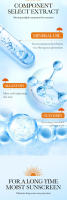 SPF 50+ para protección del cuidado facial Tubo dual Multi-efecto Pa +++ Protector solar facial Bloqueador solar - details 5