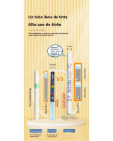 Marcador acrílico líquido rectoDoble punta blandaMarcador de doble colorPincel de estudianteColores por capas - details 8