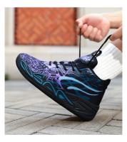 Zapatillas de baloncesto para hombre, transpirables, con amortiguación, antideslizantes, para correr, entrenamiento de gimnasia, zapatillas de baloncesto atléticas para mujer - details 20
