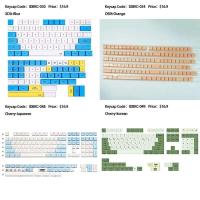 Idobao-Juego de teclas para teclado nical, PBT ABS Cherry/XDA/MA/OEM, tapa de llave Hangul, caja de la suerte rusa - details 2