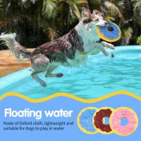 Donuts para perros, juguetes de papel ruidosos, interactivos al aire libre, sonido chirriante, resistentes a mordeduras, adecuados para perros pequeños y medianos - details 5