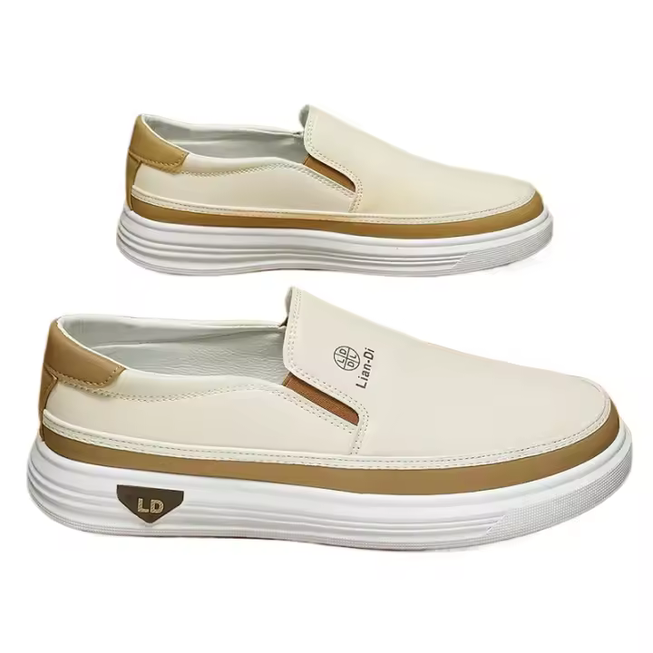 Zapatillas de deporte de ocio versátiles para hombre, zapatos deportivos ligeros y cómodos para caminar, zapatos gruesos de alta calidad a la moda, calzado masculino - 1