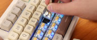 EPOMAKER-Teclado mecánico RT100 97key 95%, Bluetooth 5,0/2,4G, inalámbrico/con cable, Mini pantalla personalizable montada en Junta - details 3