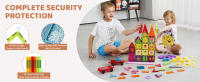 SucceBuy Azulejos magnéticos, 181 piezas para niños, juego de construcción con varias piezas, juguetes STEM para mayores de 5 años - details 3