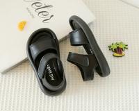 Sandalias de verano para niños y niñas, zapatos suaves y transpirables con gancho de color puro, a la moda, para la playa - details 8