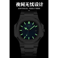 Nuevo Reloj con banda de acero y calendario luminoso de cuarzo para hombre con diseño de loro - details 0