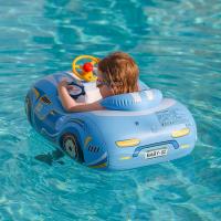 Flotador de Piscina para Niños con Asiento Barco Inflable de Aviación de Piratas Tiburones - details 5