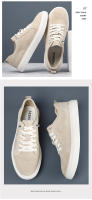 Ligero suave suela blanca zapatos de los hombres de la primavera nuevos zapatos casuales zapatos de la junta de los hombres zapatos de cuero de la plataforma de cuero suave zapatos blancos - details 7