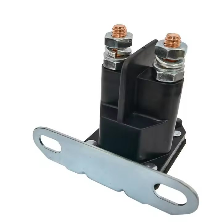 Relé de solenoide de arranque para tractor de césped MTD 725-1426 925-1426A 725-0771 Reemplazo de 3 postes 1/4-20 terminales de montaje lateral - 1