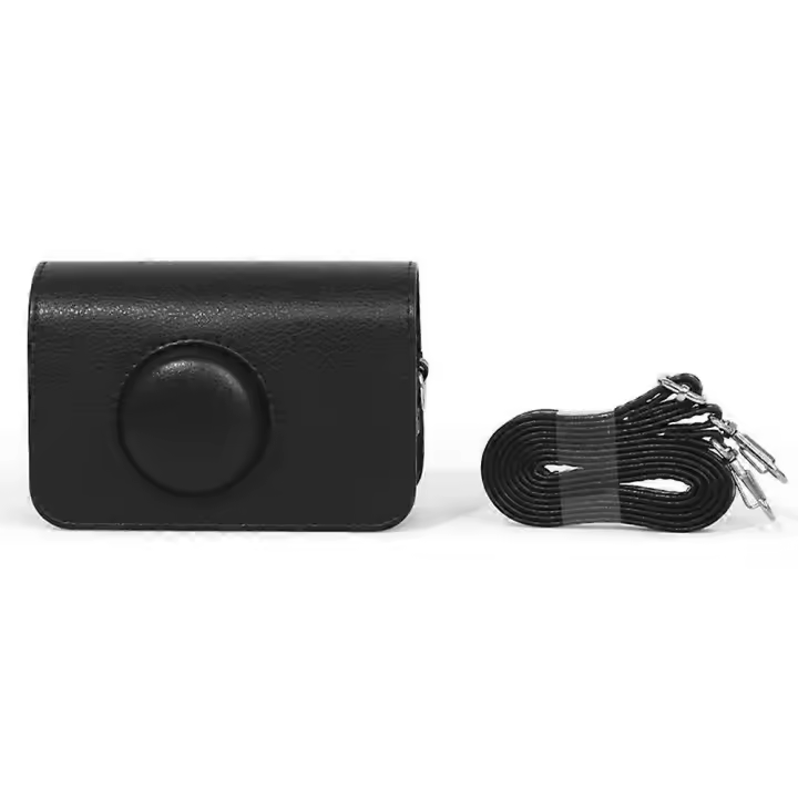 Funda de cuero para cámara de cuerpo completo con correa para Kodak Ektar H35 / F501 / F9 - 1