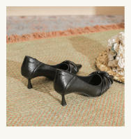 Temperamento tacones delgados tacones altos de las mujeres 2025 nueva falda desnuda hada suave cuero suave hermosa dama de honor zapatos. - details 34