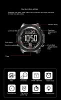Reloj Deportivo Electrónico Impermeable Multifuncional con Dial Grande para Entrenamiento al Aire Libre para Estudiantes de Secundaria Reloj Luminoso para Hombres con Alarma - details 1