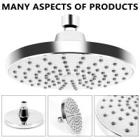 Cabezal de ducha fijo antifugas, espray de lluvia, relajación y Spa para alta presión y flujo de agua, 6 pulgadas - details 7