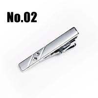 Nuevo Clips para corbata clásicos simples de 4cm, accesorios de Pin diario de Metal para hombre, regalo - details 4