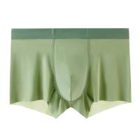 one-pack of men's sexy briefs, ultra-thin, breathable, boxer briefs, modal seamless comfort boxer briefs, cool solid color stretch mid-waist briefs - details 2