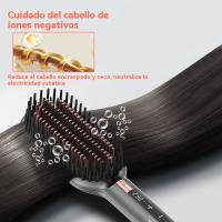 2025 nuevo anión peine alisador de pelo termostato casero cuidado del cabello pantalla táctil inteligente peine del pelo versión más amplia de la plancha de pelo - details 13