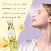 Aceite de afeitar multifuncional para el cuidado pre-afeitado con ingredientes nutritivos y masaje suavizante - details 4