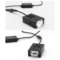 Mini faros láser de matriz de parrilla de coche, focos LED amarillos y blancos - details 4