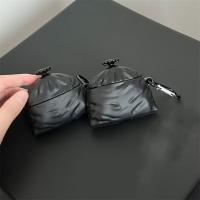 Funda de arpillera tridimensional para auriculares AirPods 4, protección completa, anticaída, color negro, creativa, 2024 - details 8