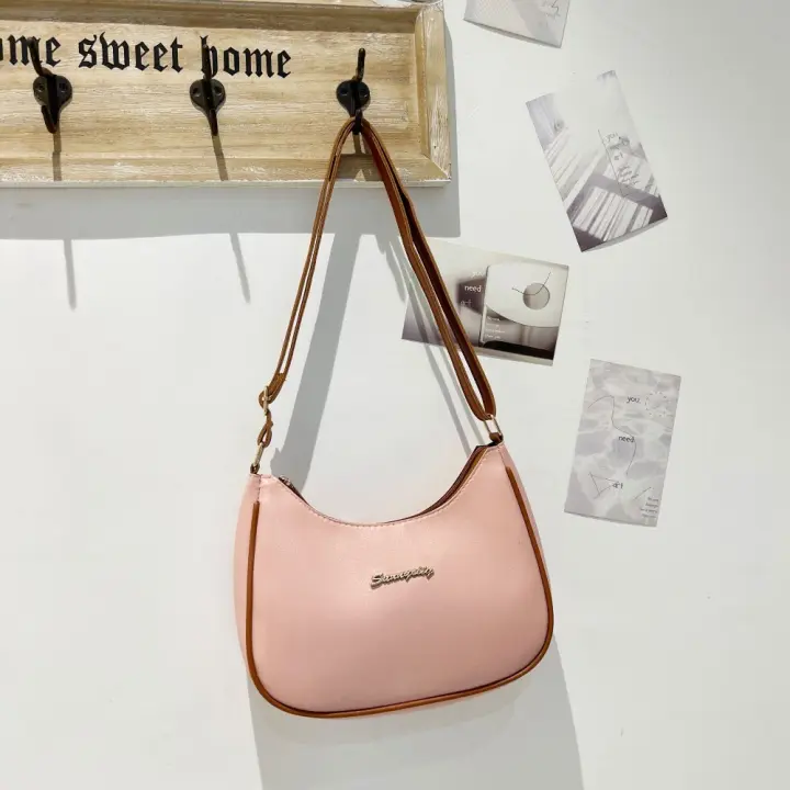 Bolsos cruzados con estilo Ins, bolso elegante de cuero PU para las axilas, bolsos informales de ocio para mujer - 1