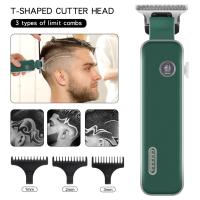 Kemei-cortadora de pelo profesional para hombre, máquina cortadora de pelo eléctrica con hoja en T de 0mm, maquinilla de afeitar para Barba, corte de pelo, KM-5098 - details 0