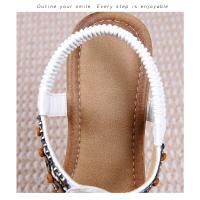 Sandalia de Cuña Mujer 2025 Boho Chic con Cristales - Plataforma Cómoda para Playa, Fiesta y Diario, Zapatos de Verano Elegantes Moda Primavera-Verano - details 25