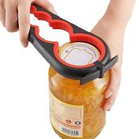 Abrelatas duradero 4 en 1, abridor de tarros manual de 1 recuento para personas mayores, manos con artritis y personas de baja fuerza, abre fácilmente la tapa, utensilios y dispositivos de cocina, accesorios de cocina, artículos para el hogar - details 0