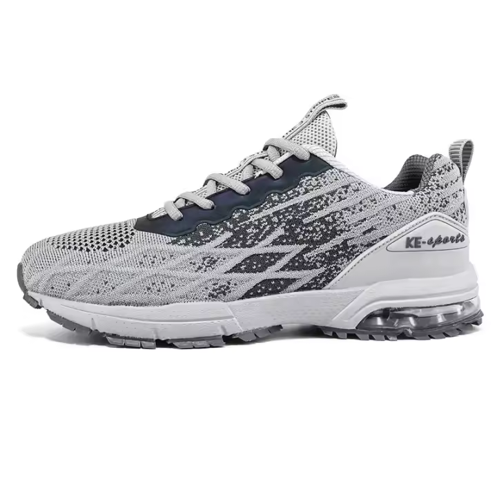 Zapatos deportivos de malla transpirable para correr con absorción de impactos para hombres - 1
