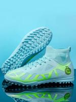 Zapatos de fútbol de alta calidad para niños FG/AG, largos y cortos, TF, uñas rotas, entrenamiento de otoño, césped artificial, cobertura de verano e invierno - details 5