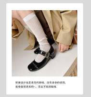 Nuevos Zapatos Mary Jane de Diseño Francés Pisa Gruesa, Hebilla de Una Palabra, Zapatos Individuales para Mujeres - details 7