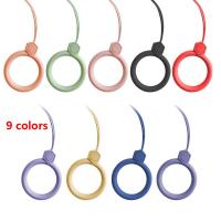 Accesorios simples y bonitos para teléfono móvil, llavero de silicona, cordón, correa para teléfono, anillo para dedo, correas para llaves - details 0
