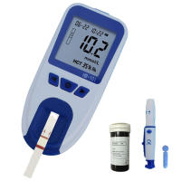 Analizador de Hemoglobina Óptico Médico, monitor de anemia para prueba rápida de 15 segundos para HB y HCT con 25 tiras reactivas y lancetas - details 0