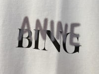 04 Camiseta de manga corta para mujer, color blanco roto, con estampado de sombra de letras clásicas delanteras y traseras, novedad de verano - details 9