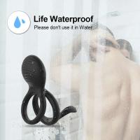 Leten-Anillo vibrador inalámbrico, anillos vibradores retardantes de eyaculación, Juguetes sexuales con Control remoto para hombres y parejas - details 6