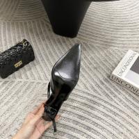 Bolsa de tacón fino puntiagudo sandalias de cabeza de las mujeres usan nuevo trasero francés versátil boca vacía poco profunda zapatos individuales zapatos de mujer - details 36
