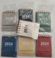 Mini Calendario de escritorio de Color sólido, planificador diario Dual, planificador de mesa, Agenda anual, organizador de escritorio, regalo, 2024 - details 3
