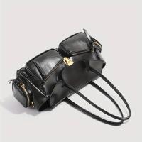 Bolso Chic de Baguette Y2K Alta Calidad PU, Desmontable con Correa, Cierre con Cero, Bolso Versátil para Moda Diaria - details 3