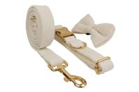 Juego de correas de arnés de caña blanca Bolsa para excrementos de perro, Parita, collar XS-XL para cachorros, gatos y gatitos - details 2